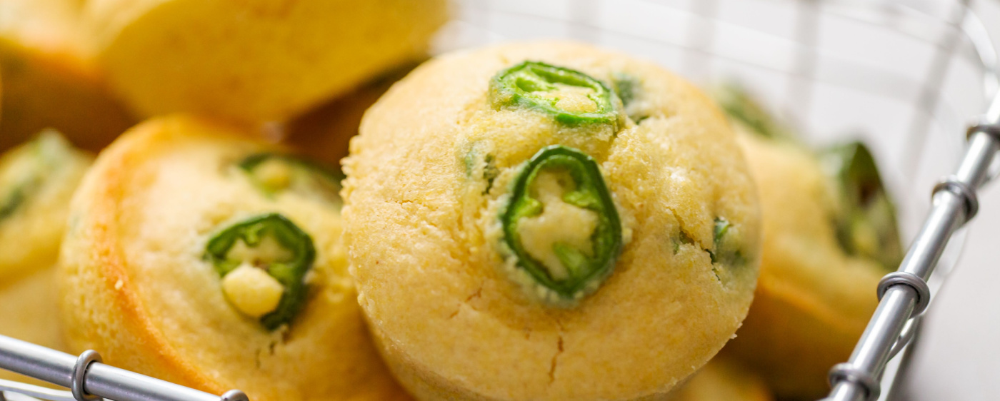 Cheesy Jalapeno Muffins