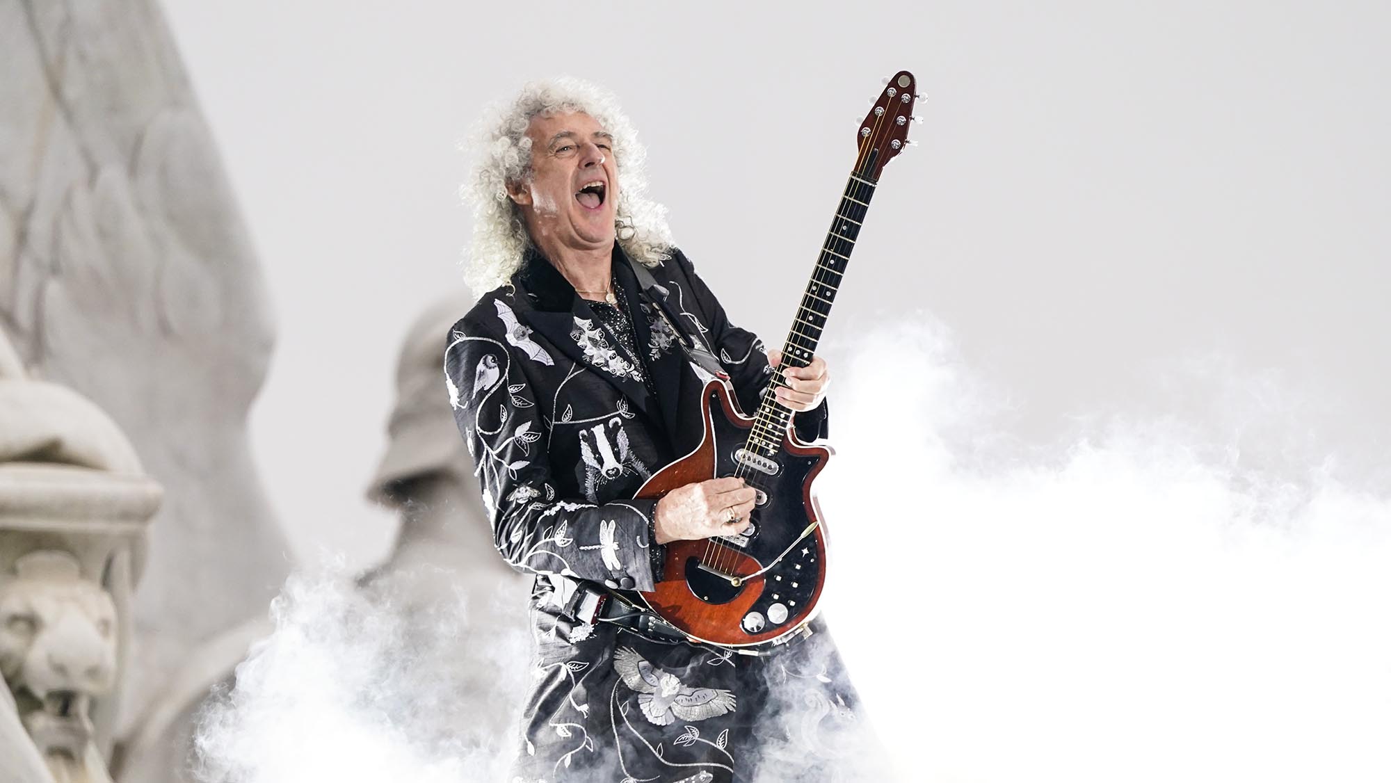 Queen guitarist Brian May says he had a ‘minor stroke’ but can still play