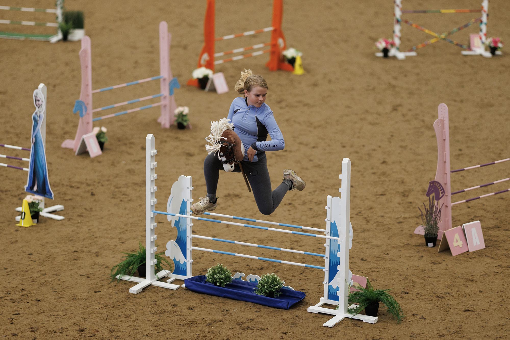 Germany’s first hobby horsing championship gallops through Frankfurt