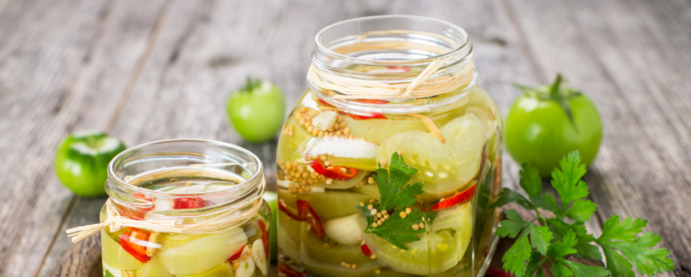 Dill-Pickled Green Tomatoes