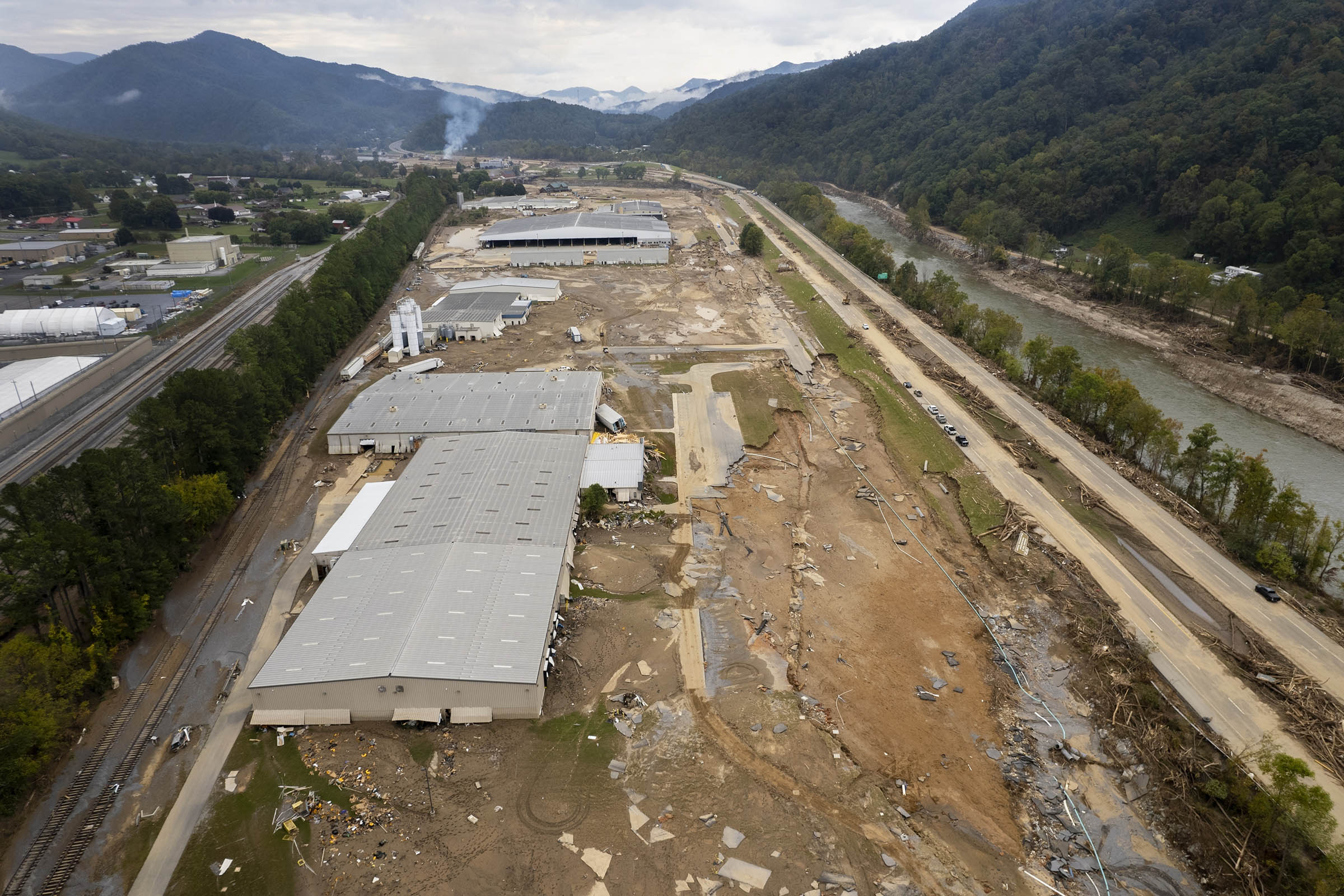 Rescuers find body of worker swept away from Tennessee factory by Hurricane Helene flood