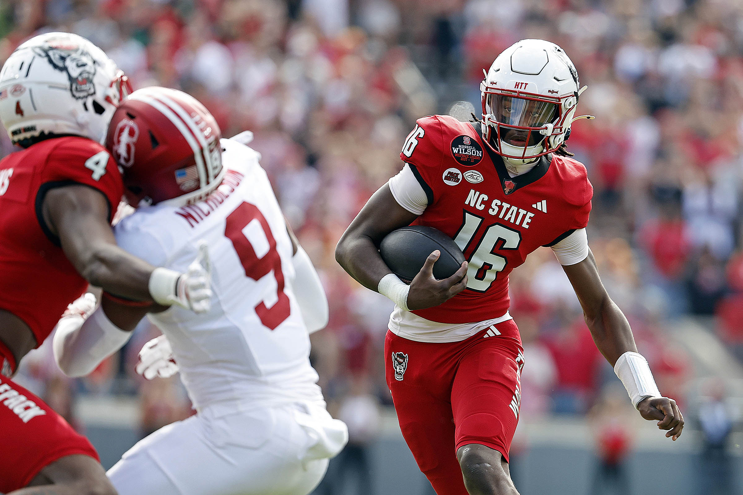 N.C. State blasts Stanford 59-28 behind explosive offense led by CJ Bailey