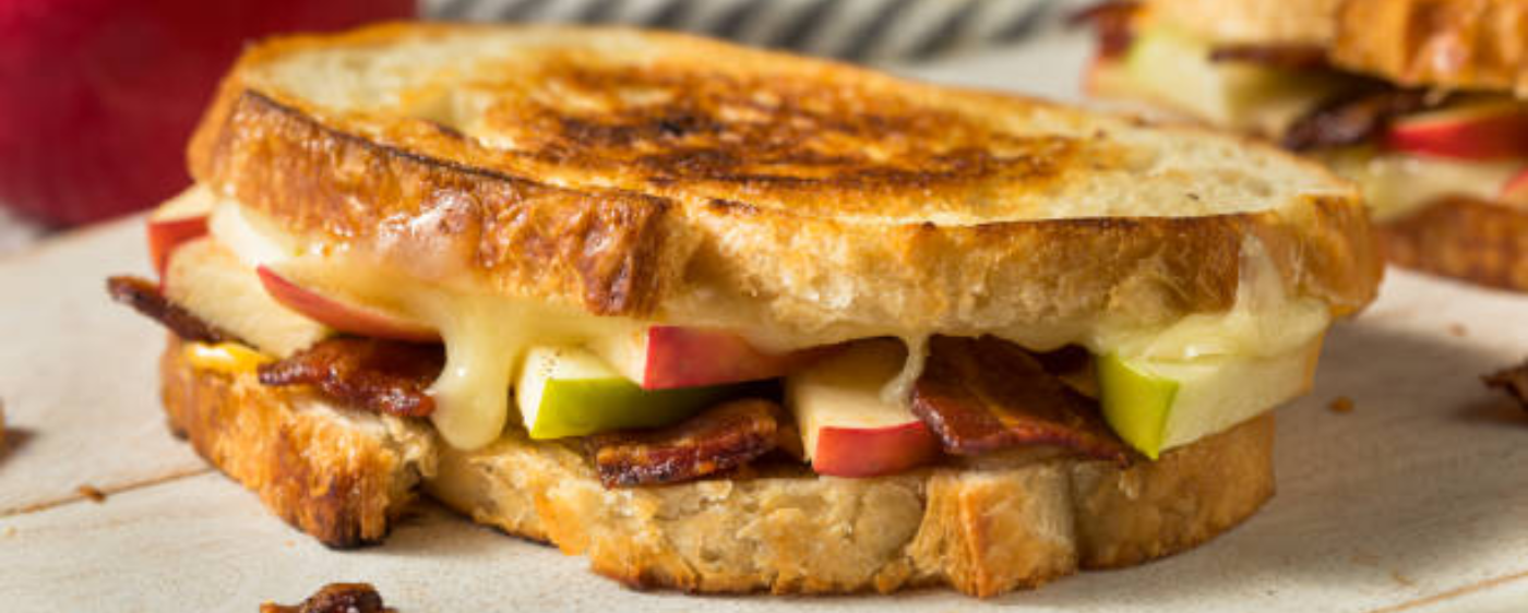 Apple and Bacon Grilled Cheese