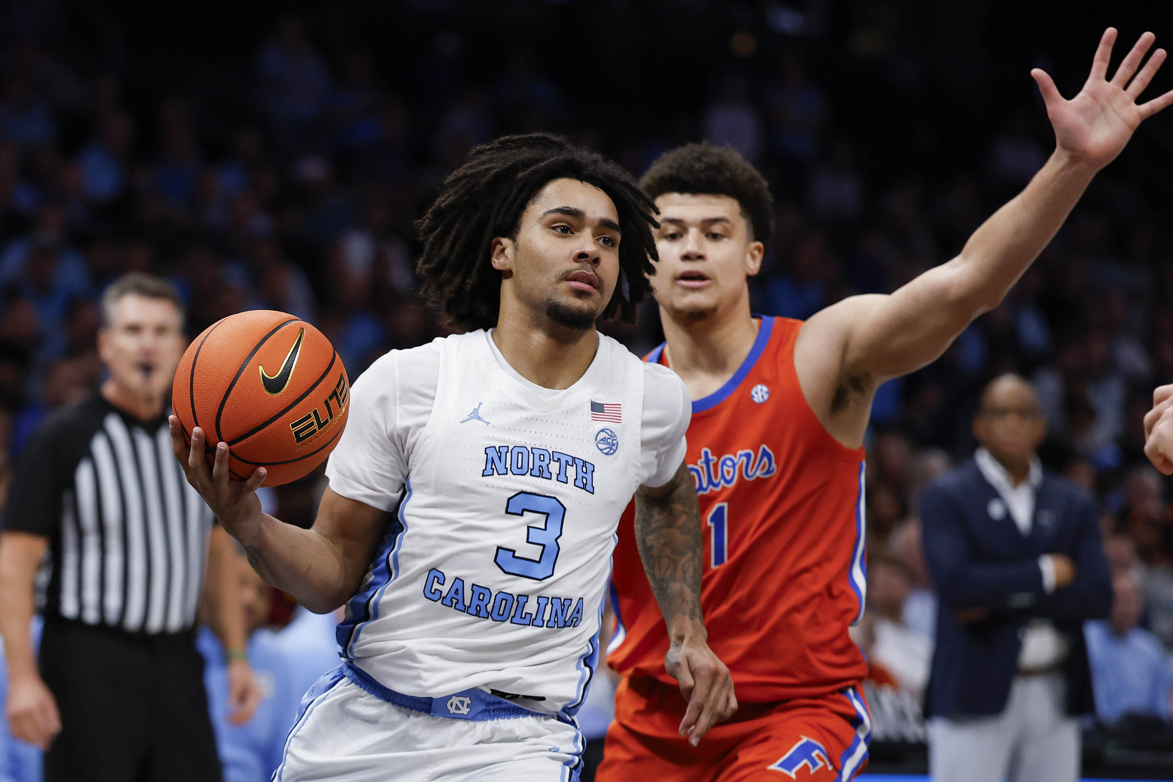 Elliot Cadeau, UNC ponder emotional loss to No. 7 Florida after comeback falls short